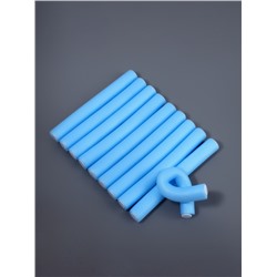 Бигуди «Бумеранг», d=3 см, 24 см, 10 шт., синее
