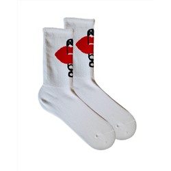 Носки р.35-40 "Абстракция" Red Lipstick