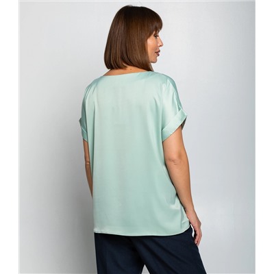 Блуза #ОКТ035001-1, мята