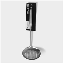 Шумовка Magistro Luxe, 37×12.5 см, нержавеющая сталь, цвет серебряный