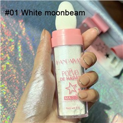 Сухой рассыпчатый хайлайтер с аппликатором для лица и тела HANDAIYAN, 9 гр. ТОН 01