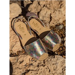 AB.Zapatos · 3207 · LIRIOS PLATINO+AB.Z PELLE Abeja ladrillo (330) ORO