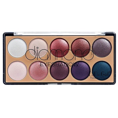 Палетка Теней Do Do Girl Diamond Eyeshadow 01 А 10 цветов