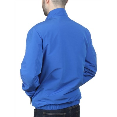EM25057-1 BLUE Куртка-бомбер мужская демисезонная (100 гр. синтепон)