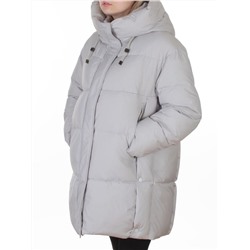 8888 LT. GRAY Куртка зимняя женская оверсайз (200 гр. холлофайбер)