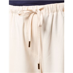 Свободные брюки из плотного лиоцелла на резинке