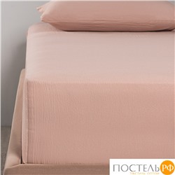 SleepiX ЮКО роз Простыня на резинке 160х200+25, 1пр., модал/бамбук