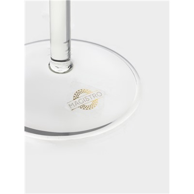 Бокал Magistro «Forma. Плафон», 120 мл, 10×21.2 см, стекло, прозрачный