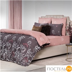 PRIME PRIVE ЛЕРУМ КПБ 145х215-1/180х220-1/50х70-2, 4 пр., хл./сатин розовый/сиреневый