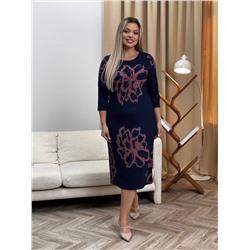 Платье А-140 цветы