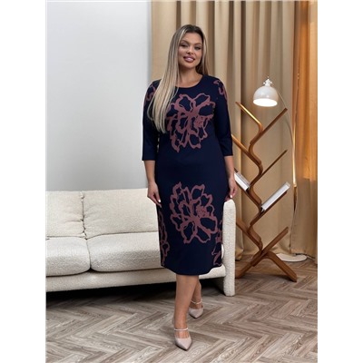 Платье А-140 цветы