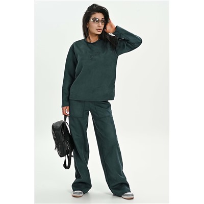 Брюки из мягкой эко замши