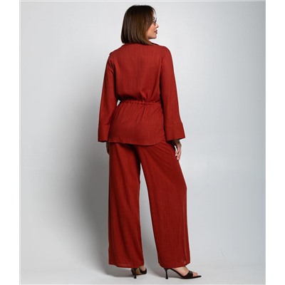 Костюм #ОКТ215002, терракотовый