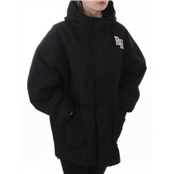 3097 BLACK Куртка демисезонная женская (100 гр. холлофайбер)