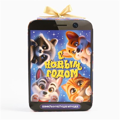 Набор конфет и растущая фигурка «Зверюшки», 500 г