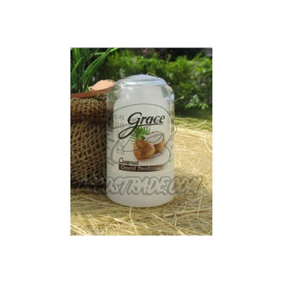 Дезодорант-кристалл «Crace» с кокосом от Novovlife, Crace Deodorant Coconut, 70 гр