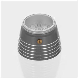 Кофеварка гейзерная Magistro Moka, на 3 чашки, 150 мл, алюминий, серая