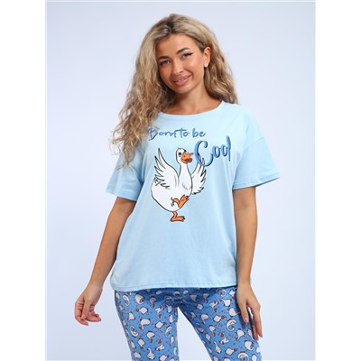 Веселина - пижама голубой