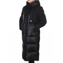 A81 BLACK Пальто зимнее женское (200 гр. холлофайбер)