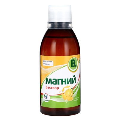 Магний + B6 Vitamuno раствор для взрослых и детей, 250 мл