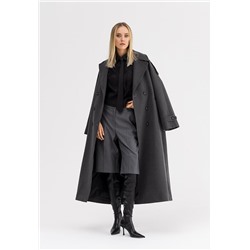 Пальто женское серый