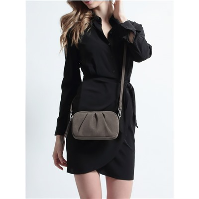 Женская кожаная сумка Richet 2919LNC 795612 Тауп