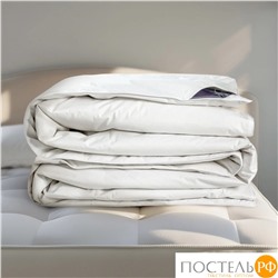 CLASSIC by T ШАЛЕ Одеяло пуховое 200х210, 1000 гр.,1пр. хл-плстр/пух серый