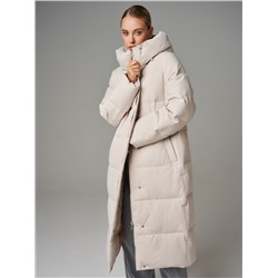 Пуховик женский светло-бежевый