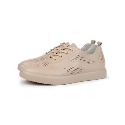 05-YD20-2D DK. BEIGE Кроссовки женские (натуральная кожа)