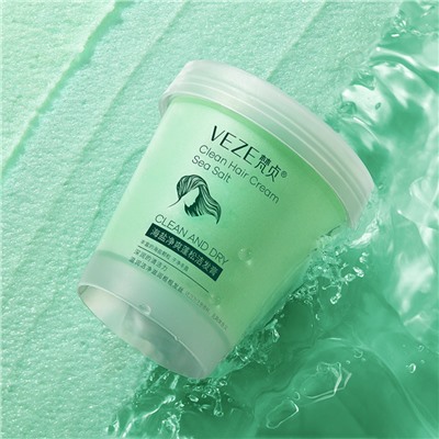 Соляной шампунь-скраб для волос из морской соли VEZE Clean Hair Cream Sea Salt, 250 гр.