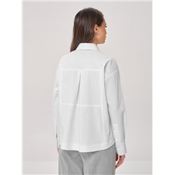 Блузка с карманами белого цвета