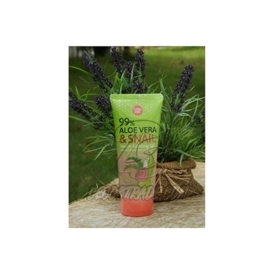 Успокаивающий гель с Алоэ Вера и Слизью Улитки от Cathy Doll, Serum Soothing Gel aloe vera & snail, 60 гр