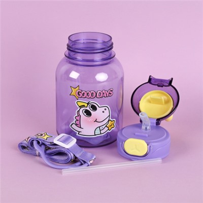 Бутылка для воды спортивная Woohooo Good Days 600 ml/ уп80