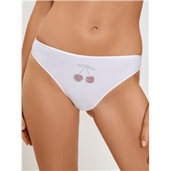 Трусы женские 3 шт. Nimana черно-белый Infinity Lingerie