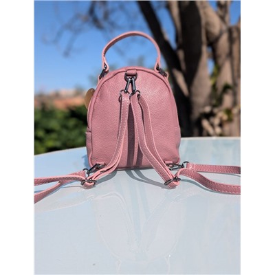 Итальянская сумка - рюкзак из натуральной кожи от AB.Z · Pelle · mochila NAPA (630) FLIEDER
