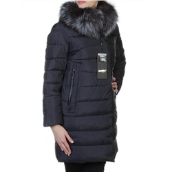 77070-1 Пальто с мехом чернобурки SkinnWille