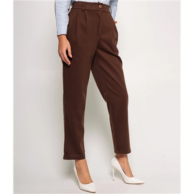 Брюки #ОКТ165004, тёмно-коричневый