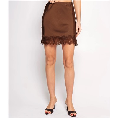 Юбка #КТ6827, шоколадный