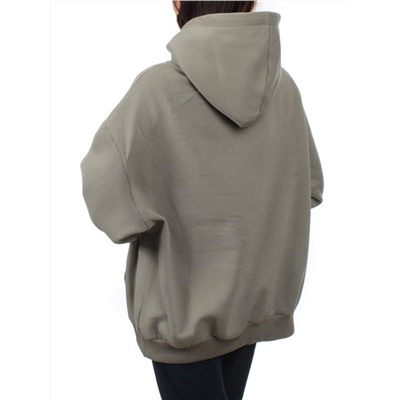 2620 GREEN Худи женское (95% хлопок, 5% спандекс)