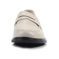 03-DYL128-3 BEIGE Лоферы женские (натуральная кожа)