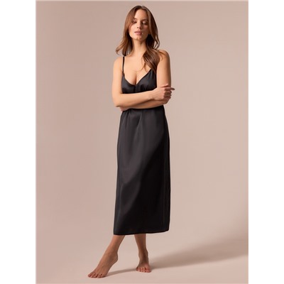 Сорочка ночная женская SL HOME Tensel Home, чёрная