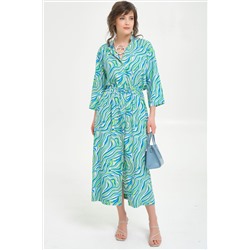 Платье из вискозы с принтом