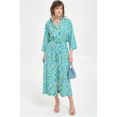 Платье из вискозы с принтом