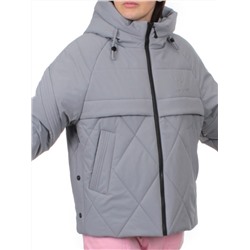 285 GRAY Куртка зимняя облегченная женская (верблюжья шерсть)
