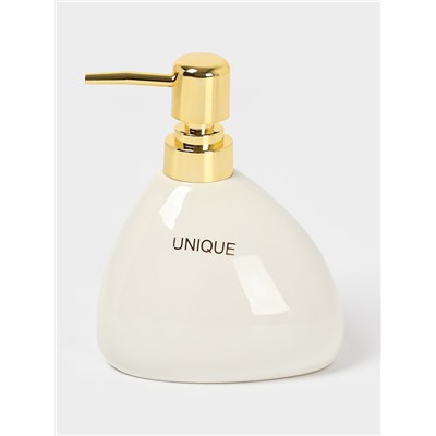 Аксессуары для ванной SAVANNA Stone, 4 предмета: мыльница, дозатор для мыла, 2 стакана, белые