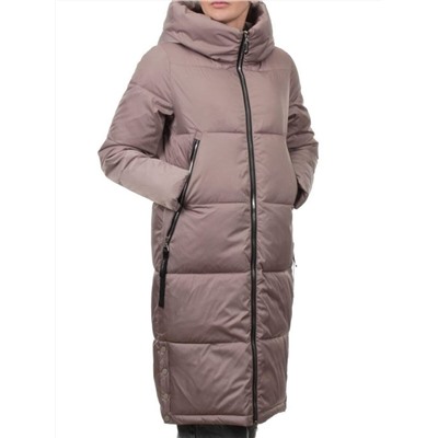 868 BEIGE Пальто зимнее женское (170 гр. холлофайбер)