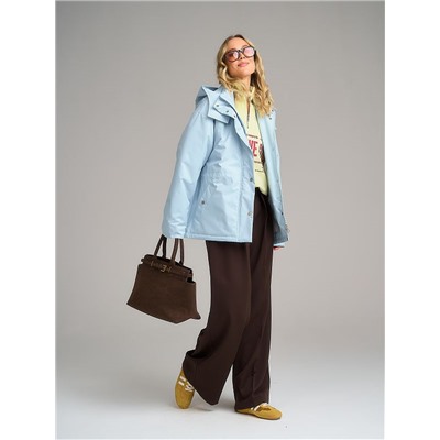 Плащ женский голубой