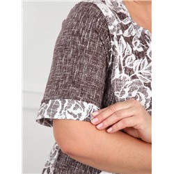 Равшана - халат коричневый