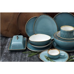 Салатник Magistro «Церера», 400 мл, d=16.5 см, фарфор, голубой