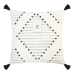 Наволочка декоративная с кисточками «Этель. Сканди», 45×45 см, чёрная